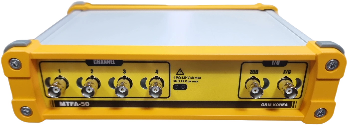MTFA 50 four-channel signal analysis instrument