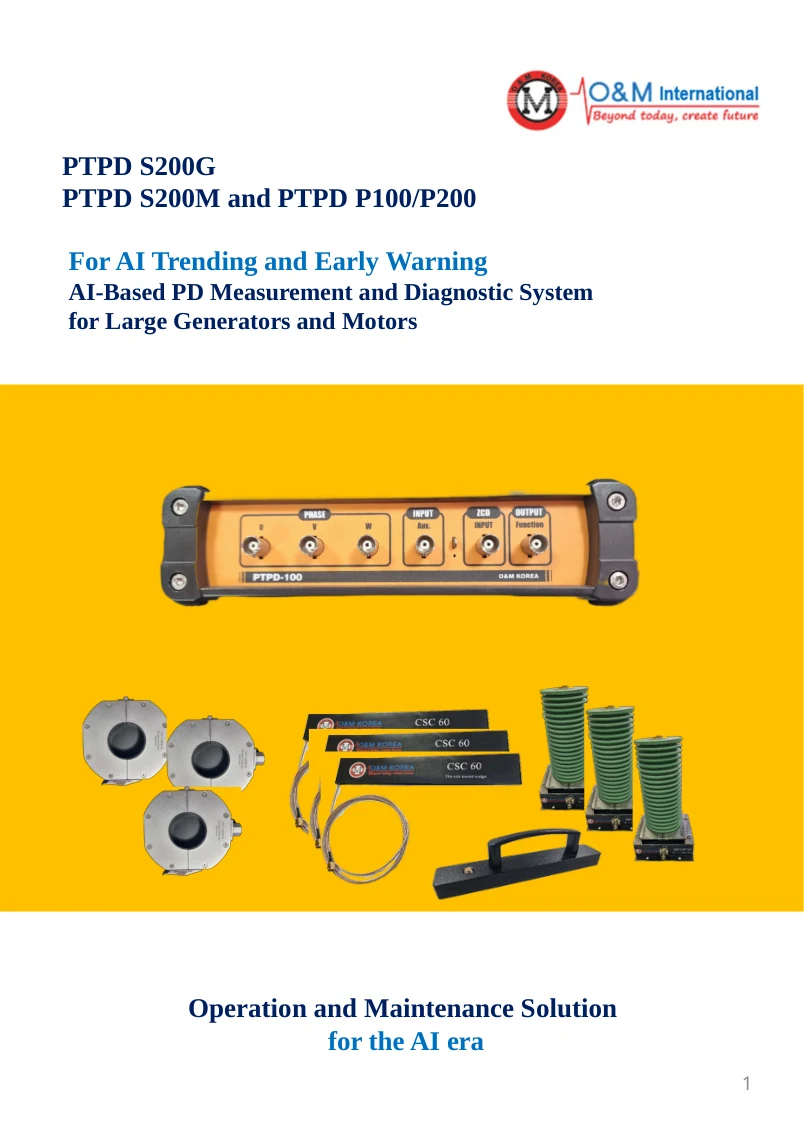 Cover of the updated PTPD Series English technical brochure